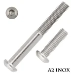 Biztonságos vásárlás BK FÉLGÖMBFEJŰ M02*10 ISO 7380-1 A2 INOX IMPORT