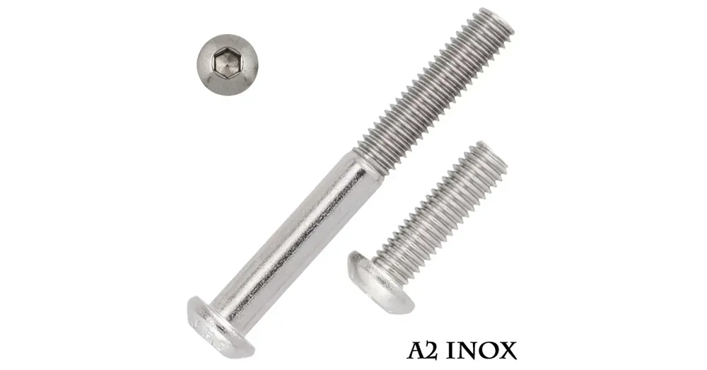 Biztonságos vásárlás BK FÉLGÖMBFEJŰ M02*10 ISO 7380-1 A2 INOX IMPORT