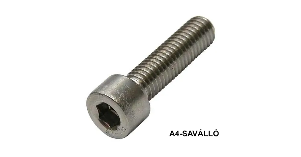 BK HENGERESFEJŰ M3*6 DIN 912 A4 SAVÁLLÓ Akciós ár