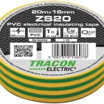 SZIG.SZALAG 20x18 Z/S PVC Gyors kiszállítás