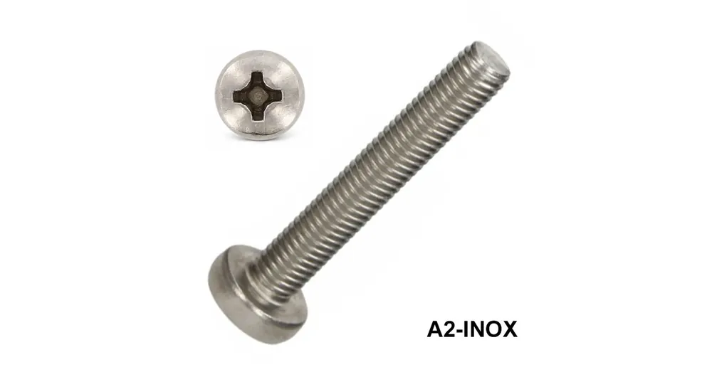 Expressz szállítás DFKH CSAVAR M2*4 (D FEJ) DIN 7985 A2 PH INOX