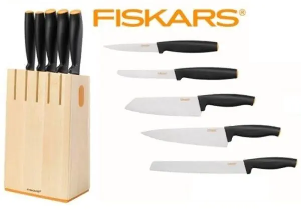 Fiskars késblokk 5 db késsel Szuper akció