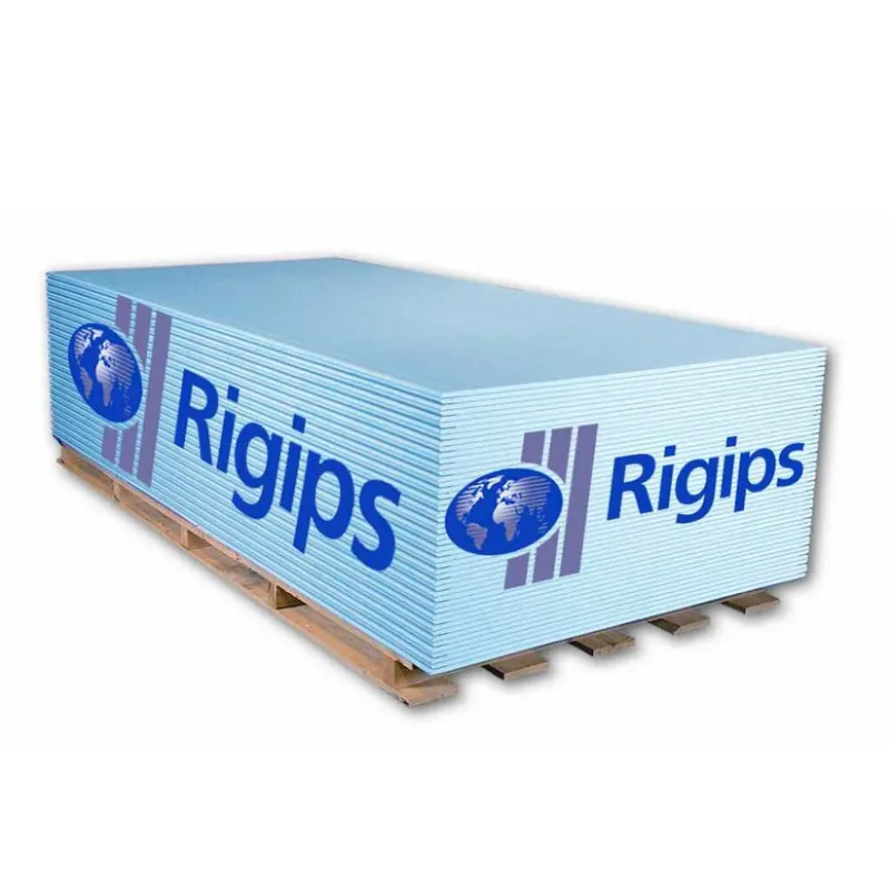 Gipszkarton tábla hanggátló, tűzgátló, impregnált BlueAcoustic RFI 12,5mm - Rigips (2,4 m2/tábla) Vedd meg online
