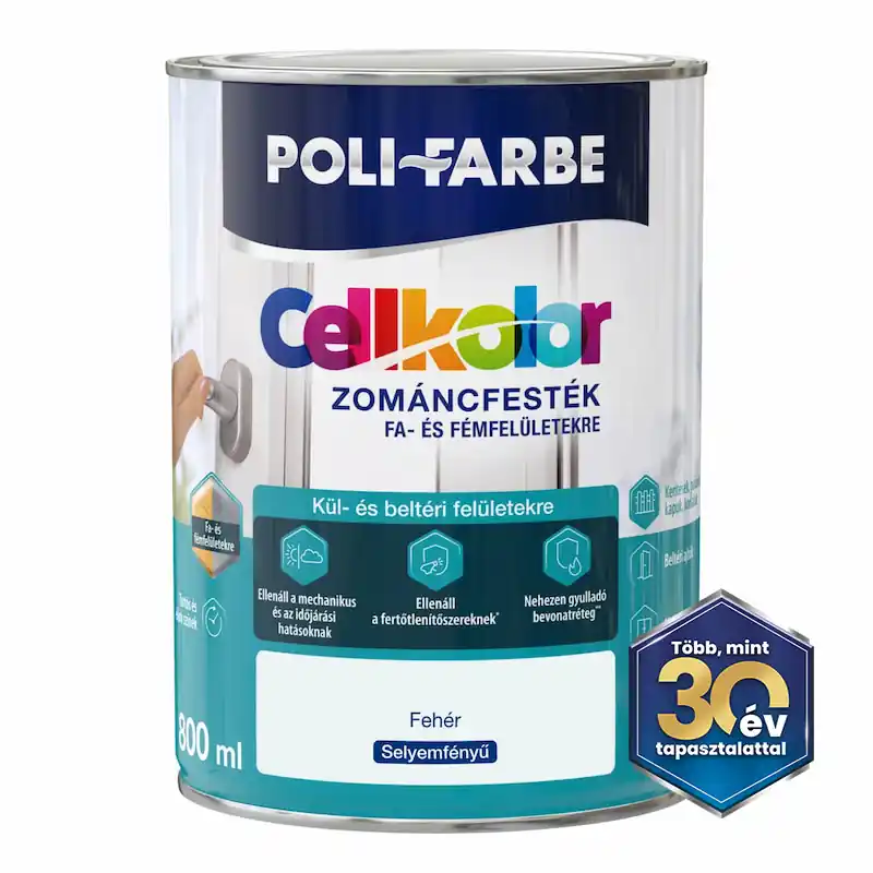 Cellkolor selyemfényű zománcfesték barna 0,8l Expressz kézbesítés