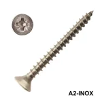Biztonságos fizetés FAFORGÁCSLAPCSAVAR SF D3.0*12 DIN 7505 A2 INOX KH TM