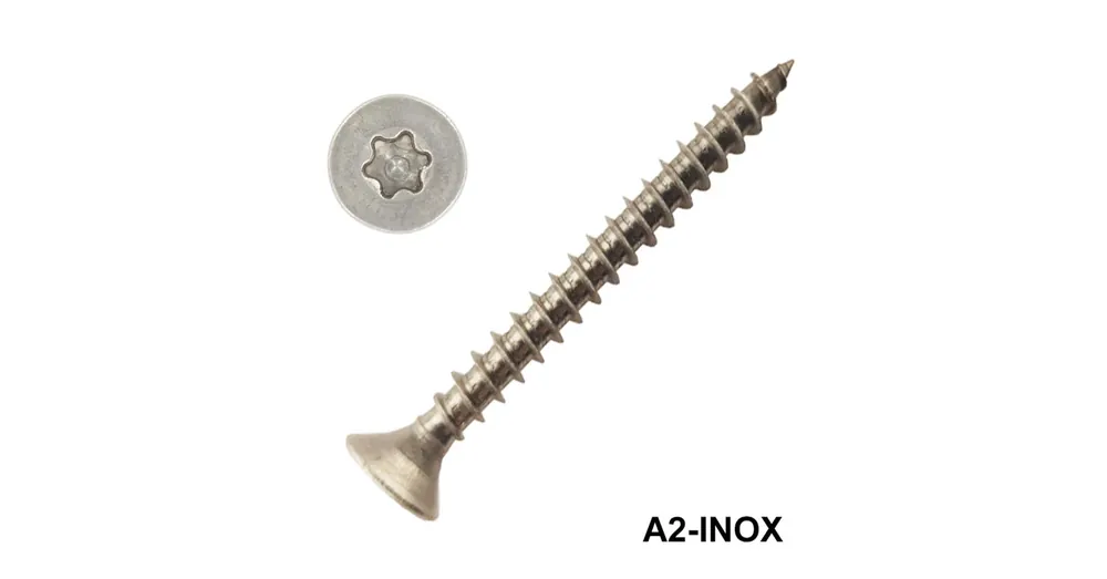 Kiárusítás FAFORGÁCSLAPCSAVAR SF D3.0*25 DIN 7505 A2 INOX TORX TM IMPORT UTOLSÓ DARABOK
