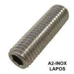 HERNYÓCSAVAR BK M2*3 DIN 913 A2 LAPOS INOX Kedvezmény