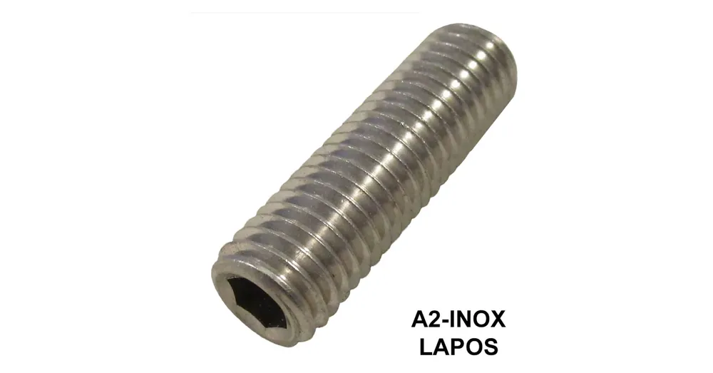 HERNYÓCSAVAR BK M2*3 DIN 913 A2 LAPOS INOX Kedvezmény