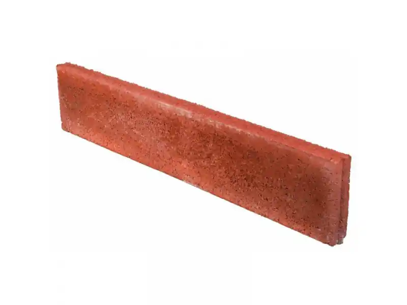 Beton kerti szegély 100x20x5 Piros (Leier 60/ ) Utolsó esély