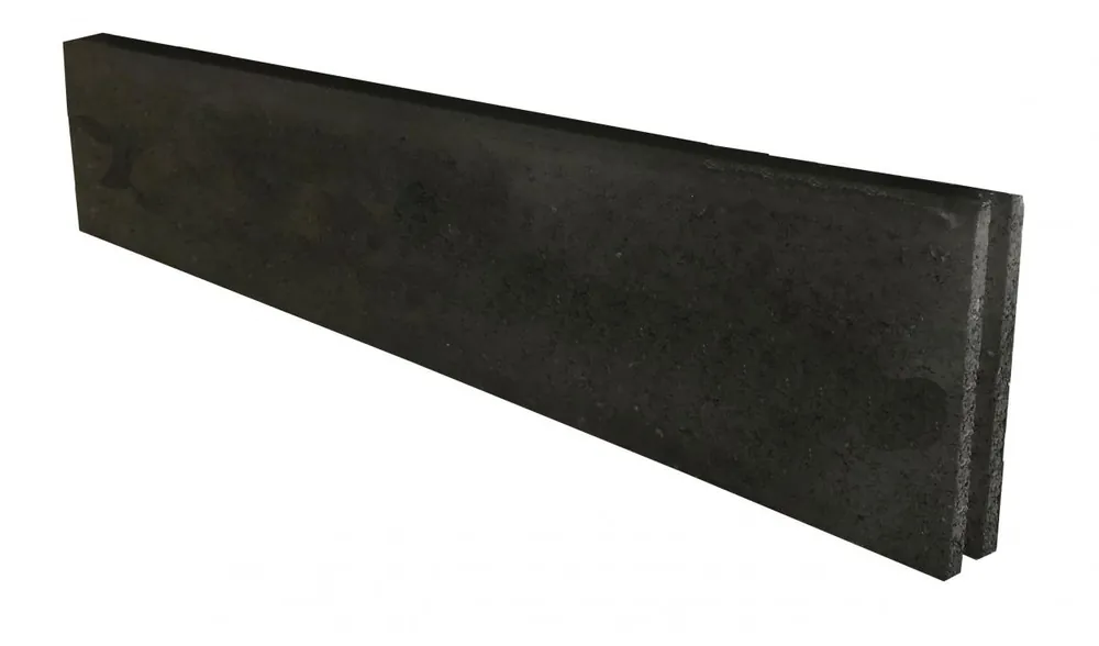 Beton kerti szegély 100x20x5 Antracit (Leier 60/ ) Árcsökkenés