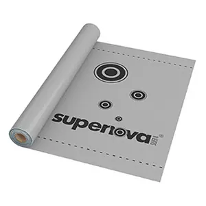 Outlet Fólia SUPERNOVA 125g/m2 páraáteresztő (légáteresztő is) fólia 75m2/tek 1,5x50fm