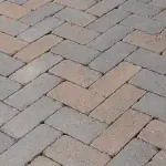 Outlet Térkő Barabás Téglakő antracit-barna 8 cm 8,64 m2/