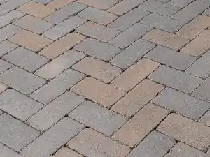 Outlet Térkő Barabás Téglakő antracit-barna 8 cm 8,64 m2/