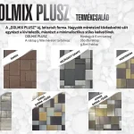 Térkő DoBeton Doll-mix plusz melírozott grafit 9,6m2/ Gyors kiszállítás