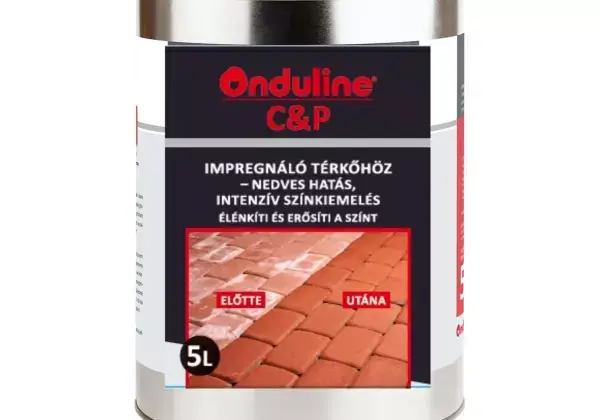 Különleges ajánlat Onduline Térkő Impregnáló oldószer, intenzív színkiemelés 5L-4
