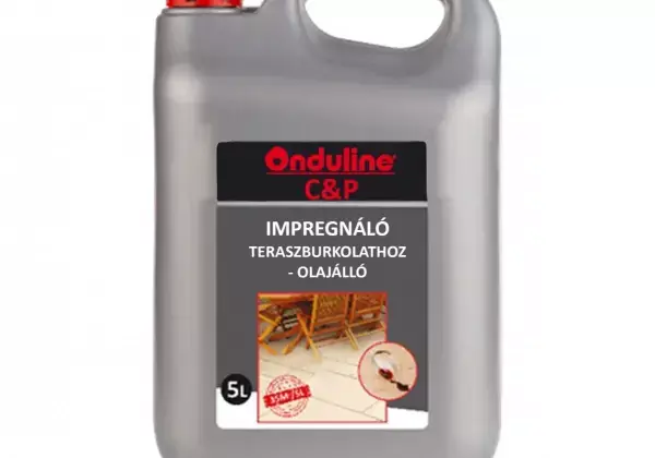Árcsökkenés Onduline teraszburkolat Impregnáló greslapokhoz színtelen 5L