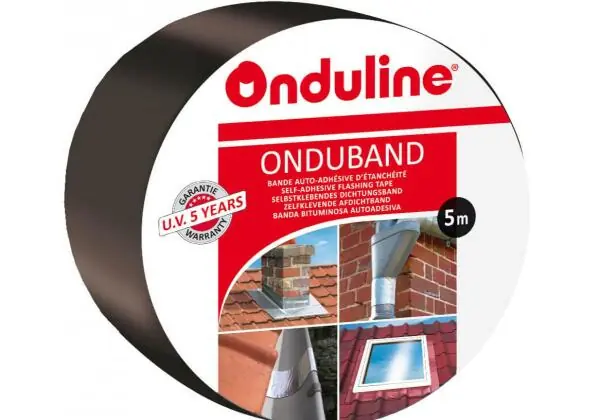 Biztonságos fizetés Onduband Anthracit hidegen öntapadós 5m x 7,5cm
