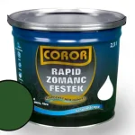 Coror rapid korróziógátló alapozó + selyemfényű zománcfesték zöld Ral 6001 2,5l Korlátozott ajánlat