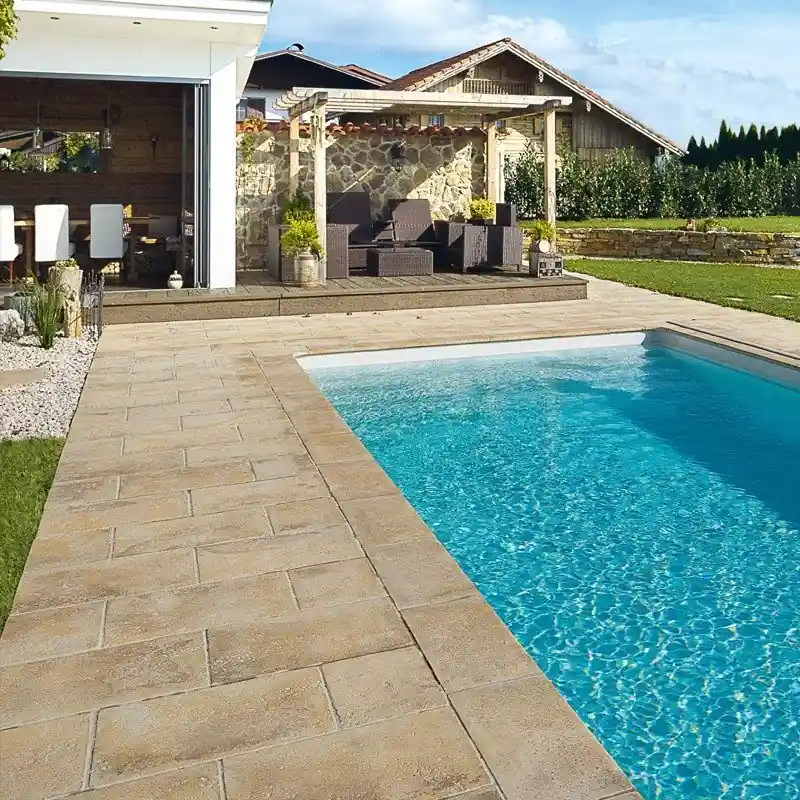 Semmelrock Bradstone Travero medence szegély homokkő Azonnal elérhető