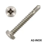 Kiárusítás LEMEZCSAVAR ÖNF.DFKH D3.5*16 DIN 7504/N A2 INOX
