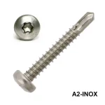 LEMEZCSAVAR ÖNF.DFTX D4.8*16 DIN 7504/N A2 INOX Árengedmény