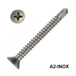 LEMEZCSAVAR ÖNFÚR.SFKH D3.5*19 DIN 7504/P A2 INOX Újdonság