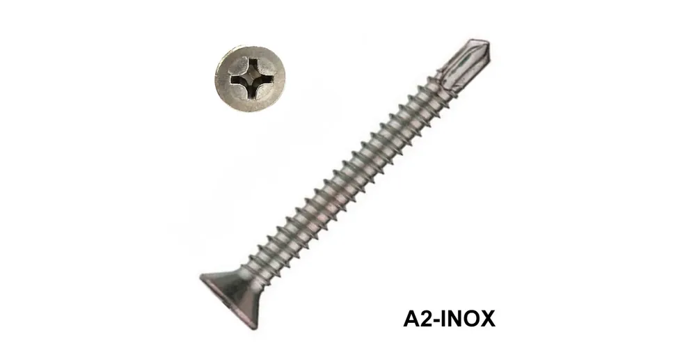LEMEZCSAVAR ÖNFÚR.SFKH D3.5*19 DIN 7504/P A2 INOX Újdonság
