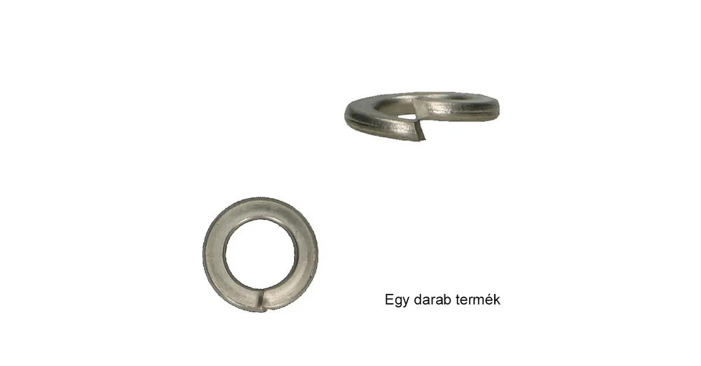 RUGÓS ALÁTÉT M02 DIN 127B A2 LAPOS ALAKÚ INOX Szuper ajánlat
