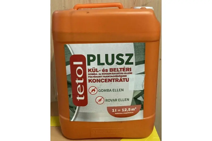 Tetol Plusz oldat sárga 10l Biztonságos fizetés