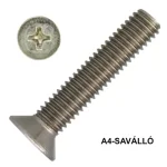 SFKH CSAVAR M6*20 DIN 965 A4 PH SAVÁLLÓ Prémium