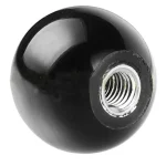 Prémium GÖMB-GOMB D25 M06 DUROPLAST HORG. MENETTEL, FEKETE IMPORT