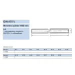 Biztonságos fizetés MENETESSZÁL M12*1.25*1000mm DIN 975-976 HG. 8.8 IMPORT