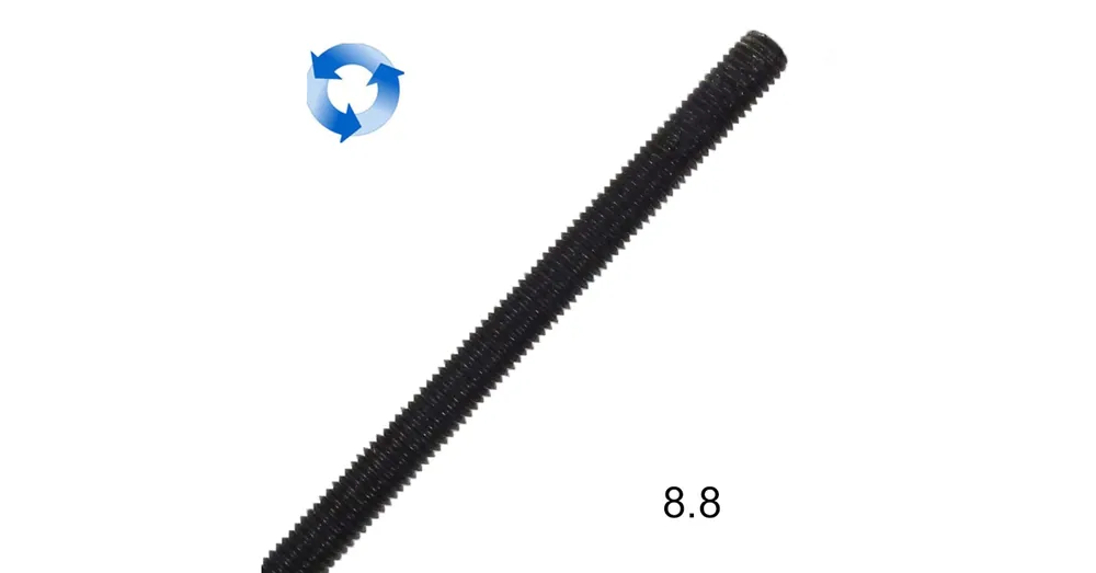 BALOS MENETESSZÁL M27*1000mm DIN 975-976 NATÚR 8.8 Prémium
