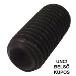 Kedvezményes ár HERNYÓCSAVAR BK 1/2c*15mm DIN 916-45H UNC1/2 NAT. B.KÚP IMPORT