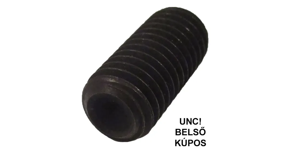 Kedvezményes ár HERNYÓCSAVAR BK 1/2c*15mm DIN 916-45H UNC1/2 NAT. B.KÚP IMPORT