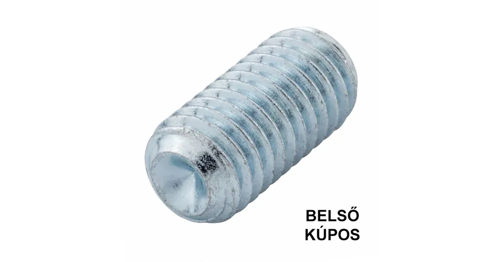 HERNYÓCSAVAR BK M3*8 DIN 916-45H HG. BELSŐKÚPOS KIFUTÓ! Vedd meg most