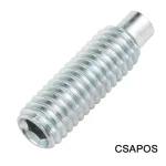 Gyors szállítás HERNYÓCSAVAR BK M4*6 DIN 915-45H HG. CSAPOS UTOLSÓ DARABOK!
