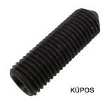 HERNYÓCSAVAR BK M3*3 DIN 914-45H NAT. KÚPOS IMPORT Olcsó