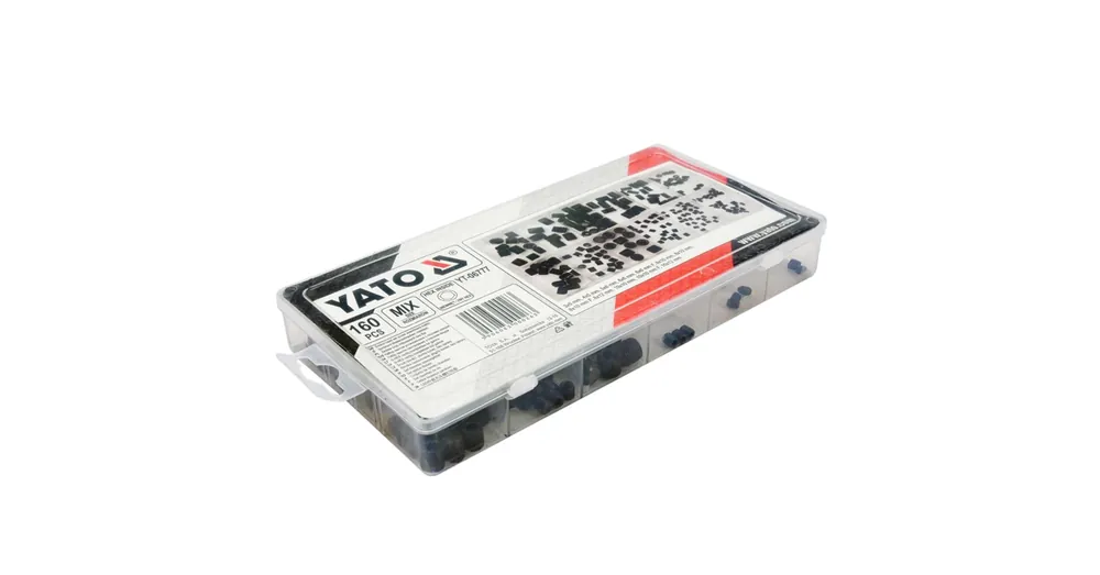 Expressz szállítás YATO 06777 HERNYÓCSAVAR KÉSZLET 160DB D3,4,5,6,8,10
