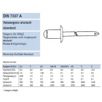 HÚZÓSZEGECS NYITOTT 5.9(6)*32 DIN 7337A FGF ALU-AC. FEJ 12mm DSU AST Árcsökkenés