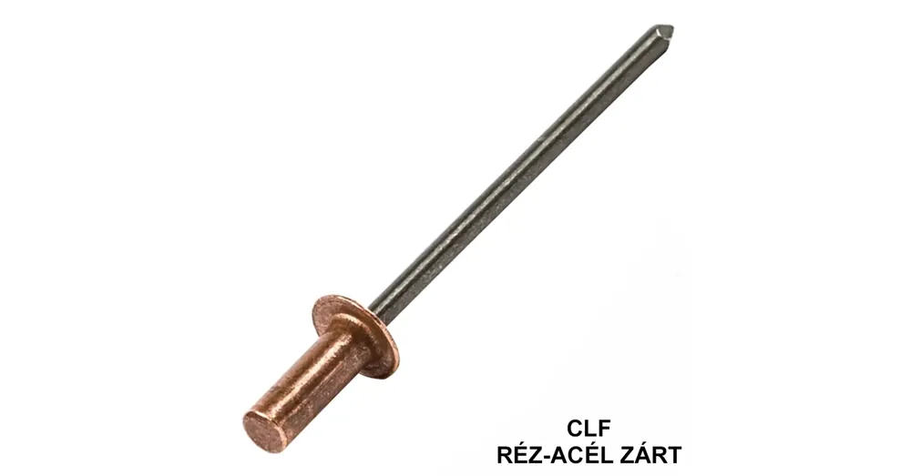 HÚZÓSZEGECS ZÁRT 3.2*6.5 FGF VÖRÖSRÉZ-ACÉL DSU CLF Szezonális akció