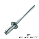 Bestseller HÚZÓSZEGECS NYITOTT 3.2*06 DIN 7337A FGF ACÉL-ACÉL DSU SST