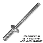 Kedvezmény HÚZÓSZEGECS NYITOTT 4,8*6.6 DIN 7337A FGF ACÉL-ACÉL DSU SSTX MULTIGRIP UTOLSÓ DBOK