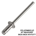 HÚZÓSZEGECS NYITOTT 4.8*07 DIN 7337A FGF A2A2 INOX-INOX DSU XIT MAXIGRIP UTOLSÓ DB-OK Kiárusítás