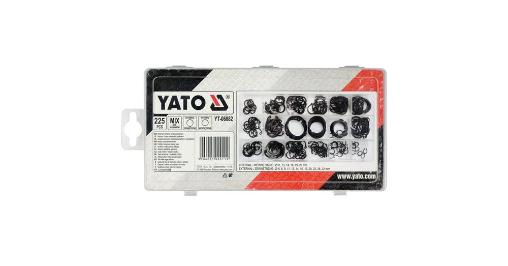 YATO 06882 SEEGER GYŰRŰ KÜLSŐ-BELSŐ KLT. 225 DB Vedd meg most