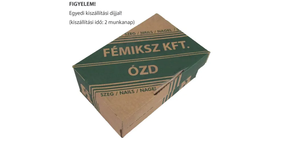 HUZALSZEG 4.2/100 NATÚR 5kg/dz EN 10230-1 - TELJES DOBOZ MAGYAR Legkelendőbb