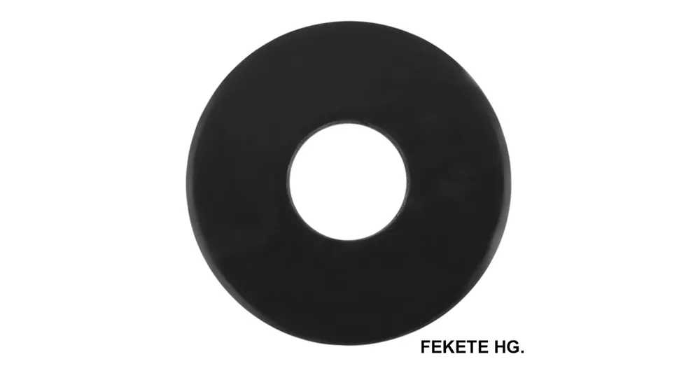 FAKÖTÉSŰ ALÁTÉT KICSI DIN 9021 FEKETE HORGANYZOTT Szuper akció