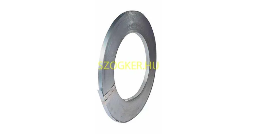 Népszerű PÁNTOLÓSZALAG 16mm FÉM-NATÚR ~25KG/TEK.~ 400M/TEK.CSAK TEK! MAGYAR F.A.D!