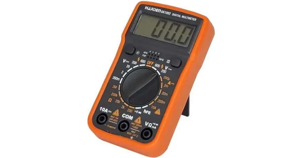 Alacsony ár DIGITÁLIS MULTIMÉTER AC/DC 200mA/250V CAT II 600V HARDEN HD-661002