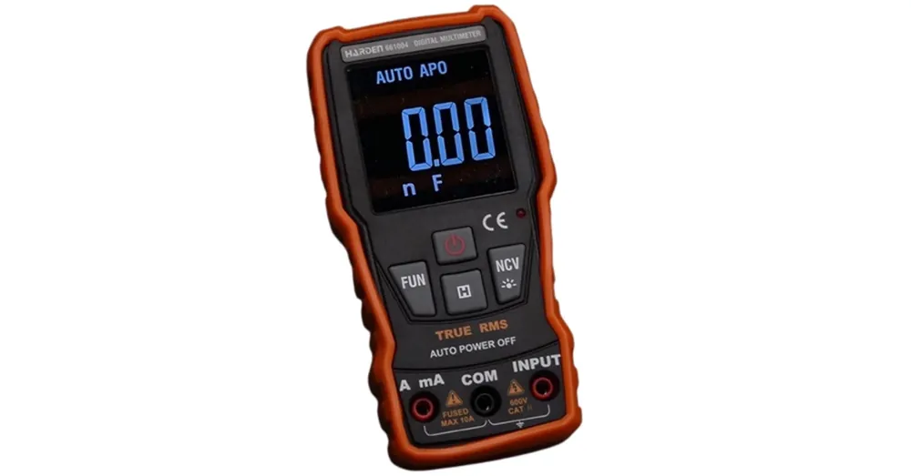 Vásárlói kedvenc DIGITÁLIS MULTIMÉTER MAX 10A CAT II 600V HARDEN HD-661004